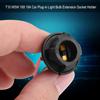 2pcs T10 W5W 168 194 Car Plug In Light Bulb Extension Socket Holder Connector Soft Rubber