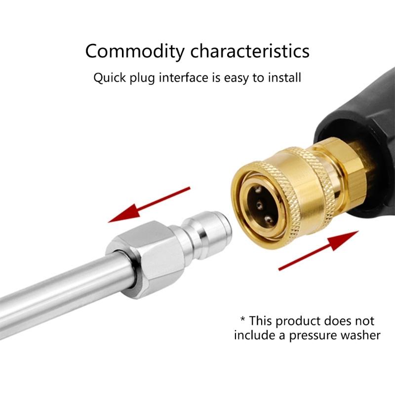 Car Washer Metal Rod Jet Lances For Pressure Water  Extension Wand Lances For Pressure Cleaner