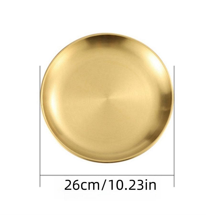 Stainless Steel Round Plate Grape Shaped Fruit Tray for Hotel Eco-Friendly Serving Food Tray