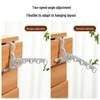 Portable Five-Hole Folding Clothes Rack for Travel, Hotel, Dormitory: All-Season Drying Solution