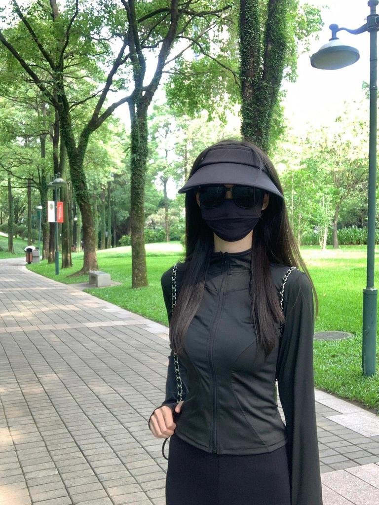 Women's Slim Fit UV Protection Jacket - Tight Yoga Top, Stand-Up Collar, Summer 2025 Style