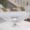 Modern Embrace White Angel Bookcase Figurine Garden Ornaments Resin Crafts Angel Wing Statue