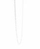 Small Silver Chain Sterling Silver Direct from the Figaro 50cm [Lion Heart] Necklace, 0.15cm wide, 925, Men's (with pouch), store, chain, (unoxidized)