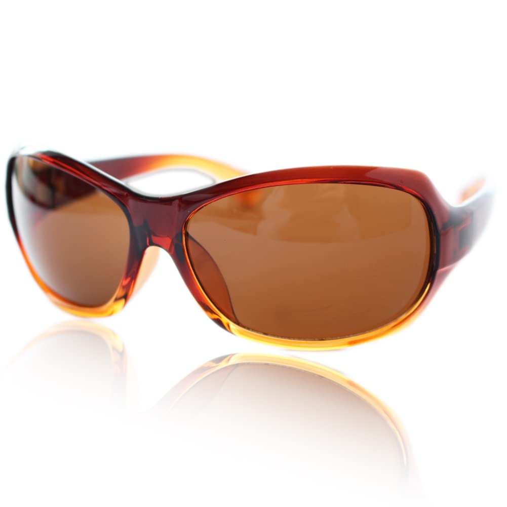 

EIGHT TOKYO Biker UV для чоловіків та Модні окуляри від синього світла від Sabae Коричневі Сонцезахисні, Великі, Захист, Овальні, Жінки, Мотоцикл, Водіння, Спорт,