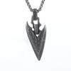 Vintage Wikinger Speer Anhänger Halskette Silber Nordische Mythologie Schmuck für Männer Frauen Hip Hop Rock Modeaccessoire