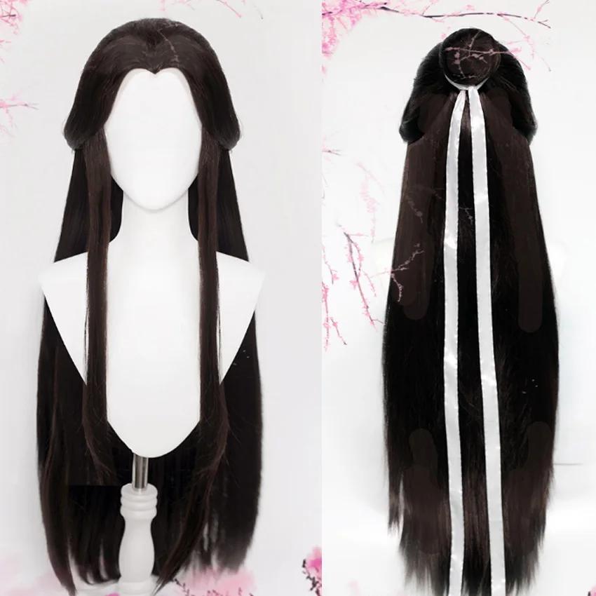 Anime Heaven Official's Blessing Cosplay Synthetic Wig Xie Lian Wig Black Hair Tian Guan Ci Fu Hanfu Wigs Men Halloween Props