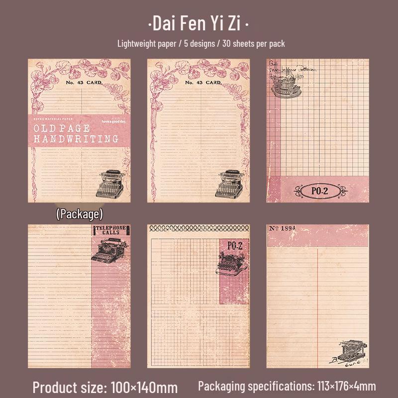 Retro Planner: Beautiful Day Collection – Vintage Pages Collage Series