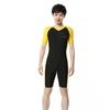 Unisex UV-Schutz Kurzarm Einteiler Tauchanzug Schwimmen Schnorcheln Wassersport Sommer Training