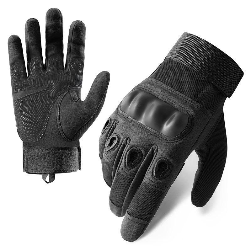 

Чоловічі тактичні рукавички Soft Shell Combat Gloves Z192 - довгі пальці, сумісні з сенсорним екраном, протиковзкі, військові велосипедні рукавички на відкритому повітрі Z907, L