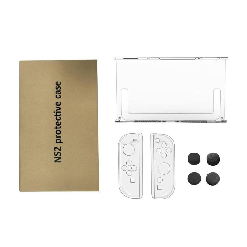 Shockproof Transparent Shell Very Thin Clear Case Dustproof Protective Case Gaming Spare Part for Consoles 2