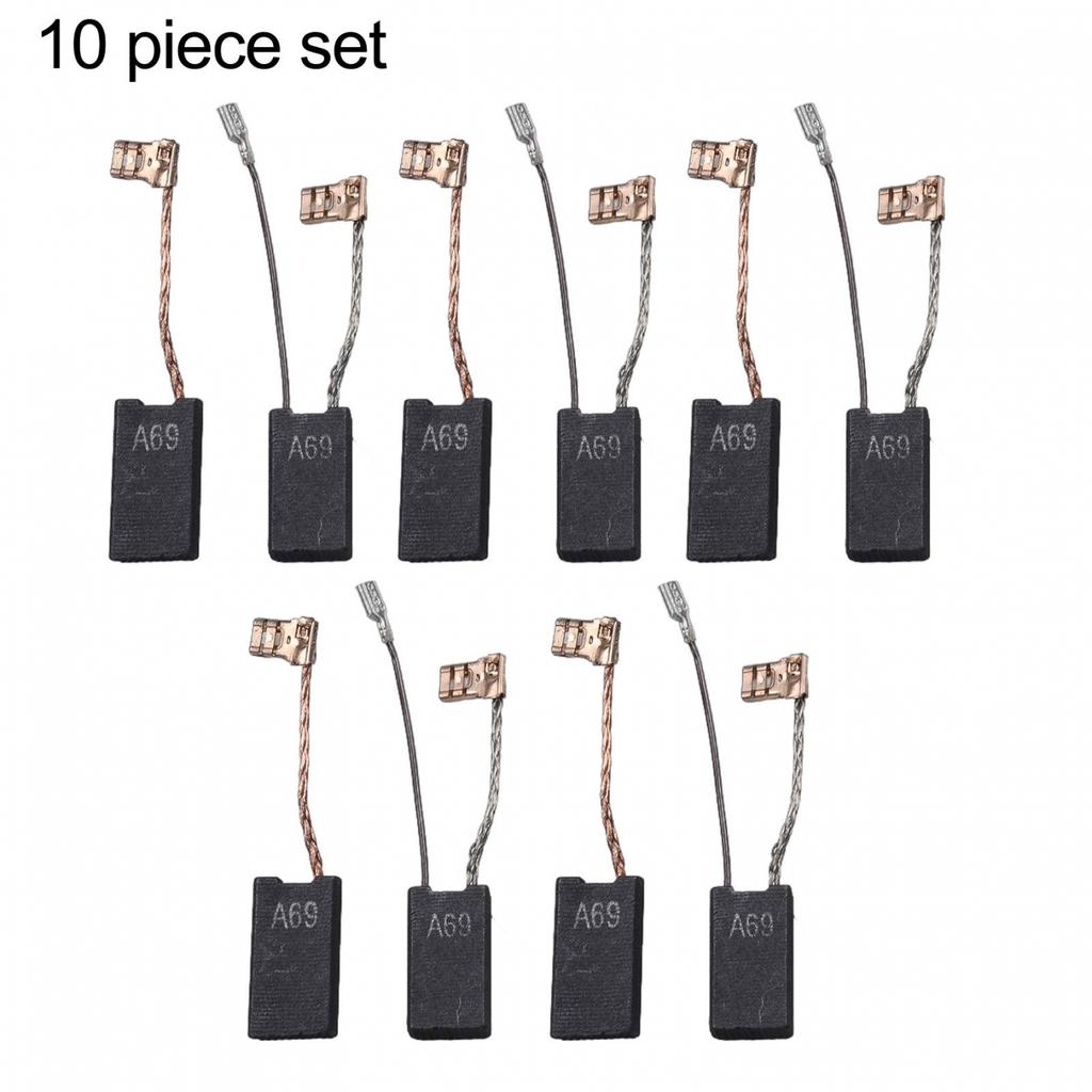 10PCS Carbon Brushes for Bosch GBH 540 DCE Drill Quality Replacement Parts