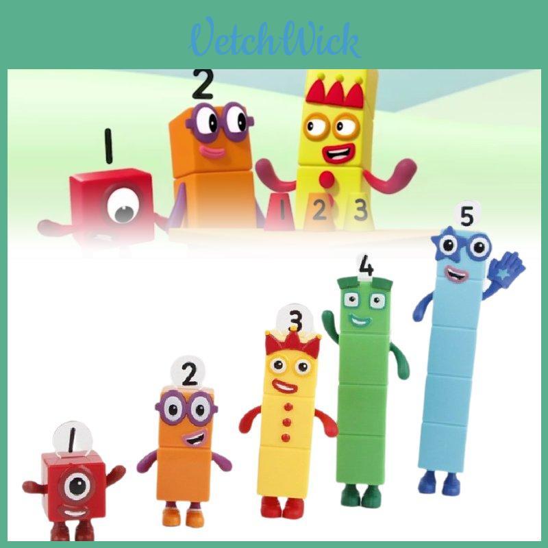 Numberblocks Bunte Bausteine Niedliche Verwandlungsfiguren für Kinder Spielzeit
