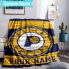 Custom Name Blanket basketball Pacers Neon Art Blanket Bedding Blanket for Travel, Camping, Living Rooms, Offices, Sofas, Fan Christmas gift