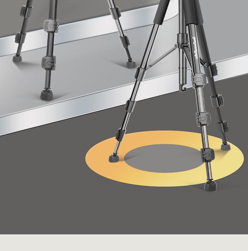 Era Q112H Lightweight DSLR & Phone Tripod for Overhead Shots, Portable Mirrorless Self-Timer & Video Recording