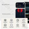 Japanese Bushido Samurai For iPhone 17 pro Max /17 pro Full Cover Decal Skin Wrap 3D Colorful Rear Protective Sticker Film