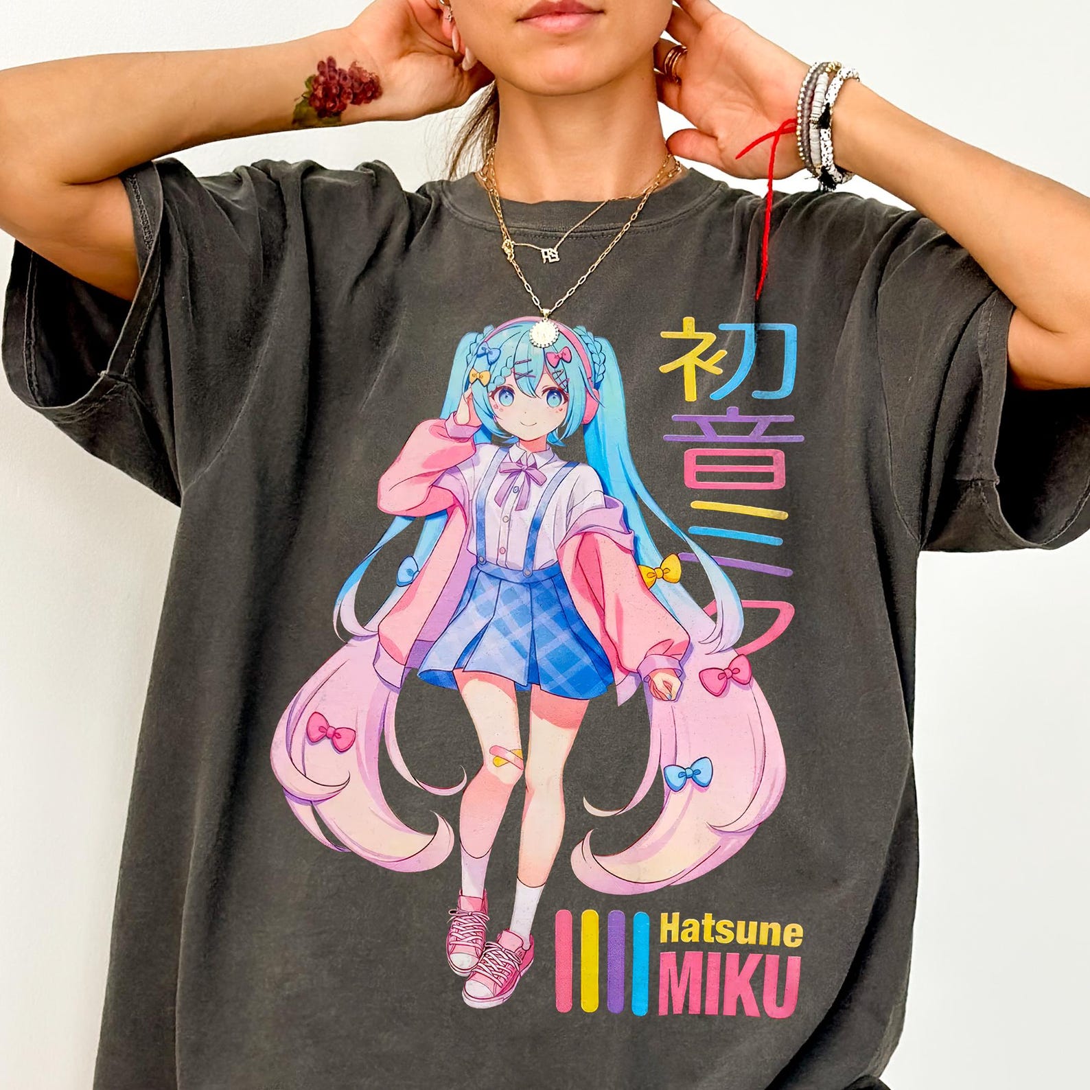 Comfort Colors® Hatsune Miku Shirt – Vocaloid Anime Tshirt,Hatsune Miku Merch,Vocaloid Sweatshirt S