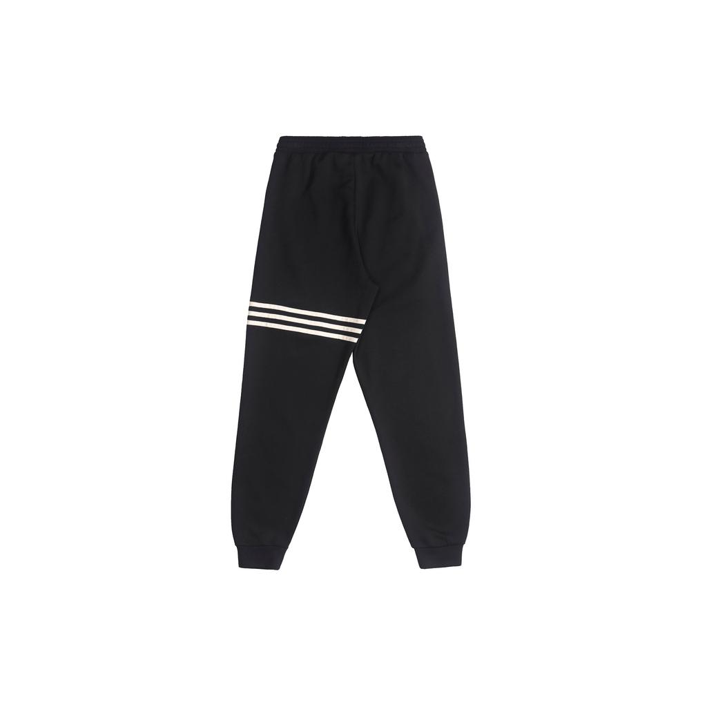 Adidas Striped Straight-Leg Track Pants Women Bottoms Black HM1765