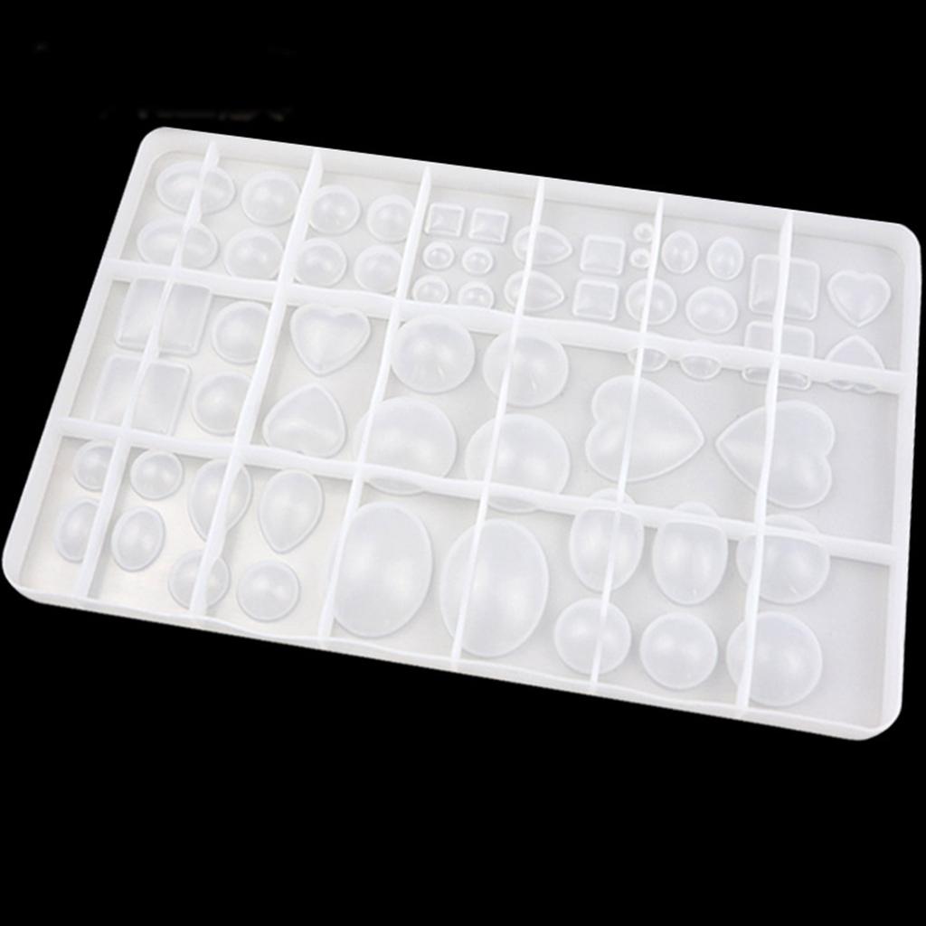 Gem Epoxy Resin Casting Mould for DIY Crystals Stone Jewelry Art Craft Making