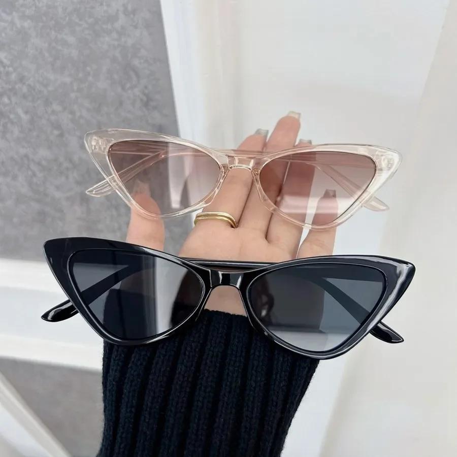 Cat Eye Sunglasses Women Luxury Brand Designer Geometry Sun Glasses Female Driving Shades Unique Personality Eyewear