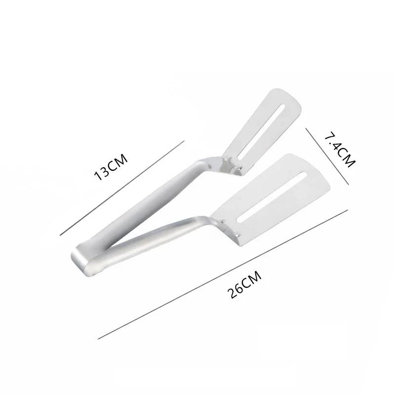 

Зажимы для стейка из нержавеющей стали, многофункциональные щипцы для приготовления пищи 3-в-1, двухсторонняя лопатка, щипцы-лопатки, зажим для бифштекса 0.6cm