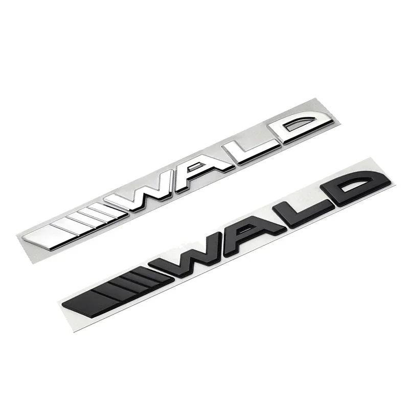 Metal Car Sticker Letters Emblem Rear Trunk Badge for Benz WALD W204 W205 W203 W210 W176 CLS GLE GLA SLK