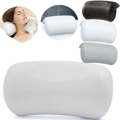 SPA Badkussen Antislip Bad Hoofdsteun Zachte Waterdichte Badkussens Met Zuignappen Bad Nekkussen Badkamer Accessoires