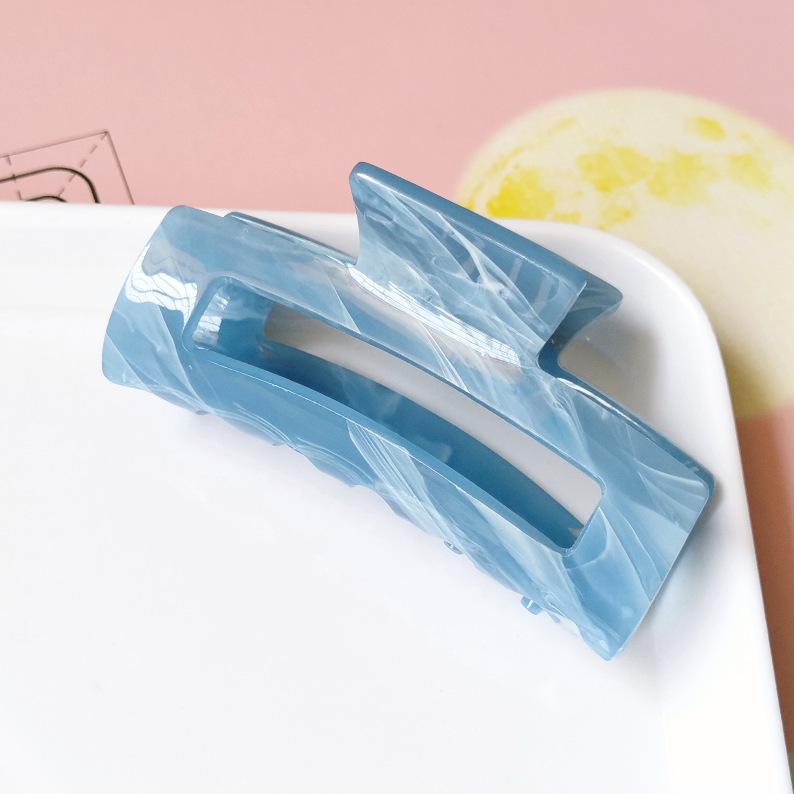 Korean-Style Temperament Square Acetate Hair Clip for Women - Large Ponytail Accessory