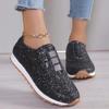 Fashion 2025 New Women Flat Sneakers Trend Casual Vulcanized Shoes Women Mesh Lace Up Platform Plus Size Fashion Outdoor Women Sneakers
