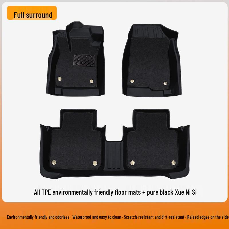 TPE Car Floor Mats for Buick Regal, LaCrosse, Encore, Excelle GT, Verano - Full Coverage