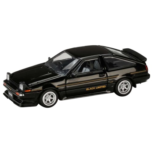 1/64 Scale Toyota Sprinter Trueno GT APEX (AE86) BLACK LIMITED JDM Style Black