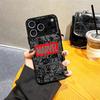 Back Phone Cover Case for iPhone 17 Pro Max 16 Plus XS XR 11 14 17e 12 13 Mini Air 15 7 8 SE Marvel Hero Logo