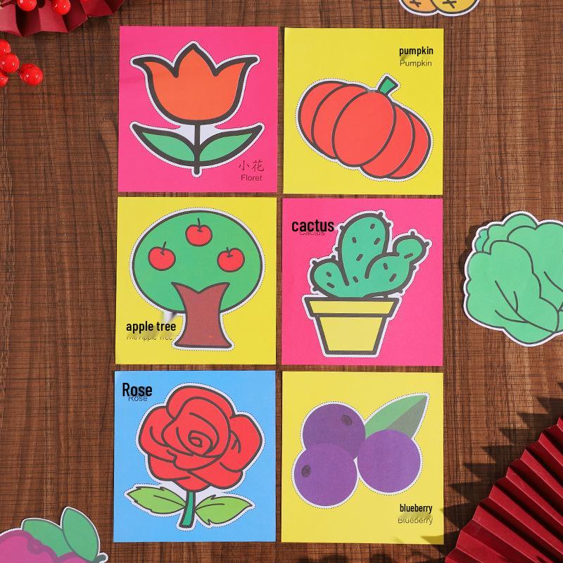 Kids' 3D Fun Origami & Paper Cutting Book Set for Ages 2-3