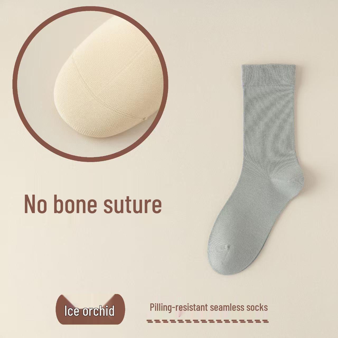 Women s Seamless Postpartum Slouch Socks - Pure Cotton, Non-Slip, Warm, Mid-Calf, Antibacterial, Anti-Odor, Casual, Versatile One Pair