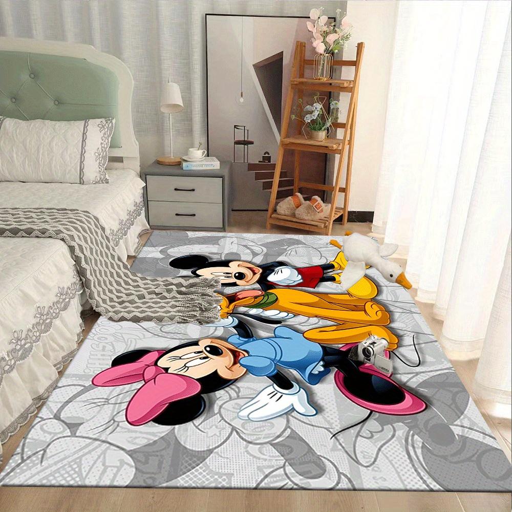 1 szt. Dywanik z Myszką Miki, Dywanik do Pokoju Dziecięcego i Sypialni, Trwały, Odporny na Plamy i Łatwy do Czyszczenia, Salon