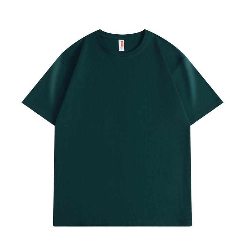 Summer Pure Cotton Custom T-shirt: Student Graduation, Parent-Child, Round Neck, Drop Shoulder Short Sleeve, Class Uniform Printing