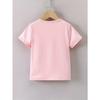 European sizes Girls Summer Short-Sleeve T-Shirt with The Print Shining for 100 Days at School