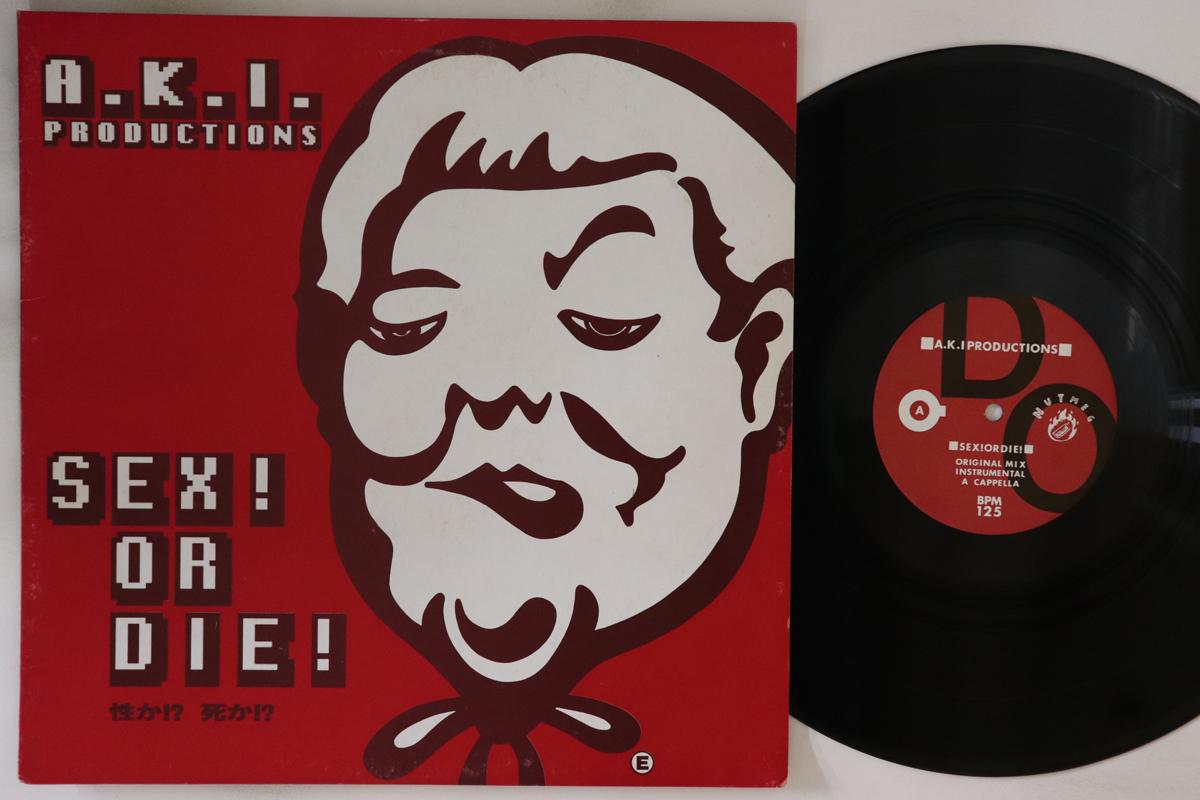12inch Record A.K.I. PRODUCTIONS Sex Or Die NC2027 NUTMEG 1991 Japan Japanese Club Dance Used