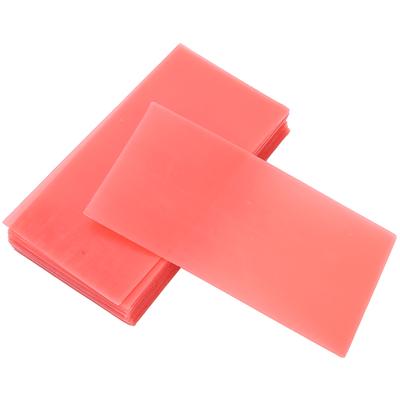 18pcs Dental Base Plate Wax Red Dental Wax Dentist Auxiliary Material Dental Wax Sheet Supply