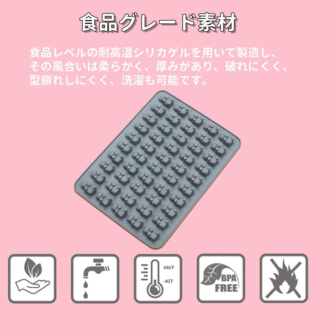 DEVENTORZ Gummy Bear Candy Chocolate Silicone Chocolate Sweet Mold with 1 Silicone Cake Baking Kitchen Craft Heat Mold, Mold, Mold, Mold, Dropper,