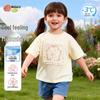 Beibeiyi Girls' Summer Lightweight Lace Print Short Sleeve T-Shirt