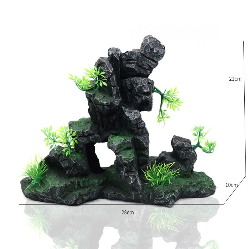 

Aquarium Landscape Rockery Decoration Fish Tank Decorations Simulated Tree Ornament Resin Ornaments Aquariums Accessories