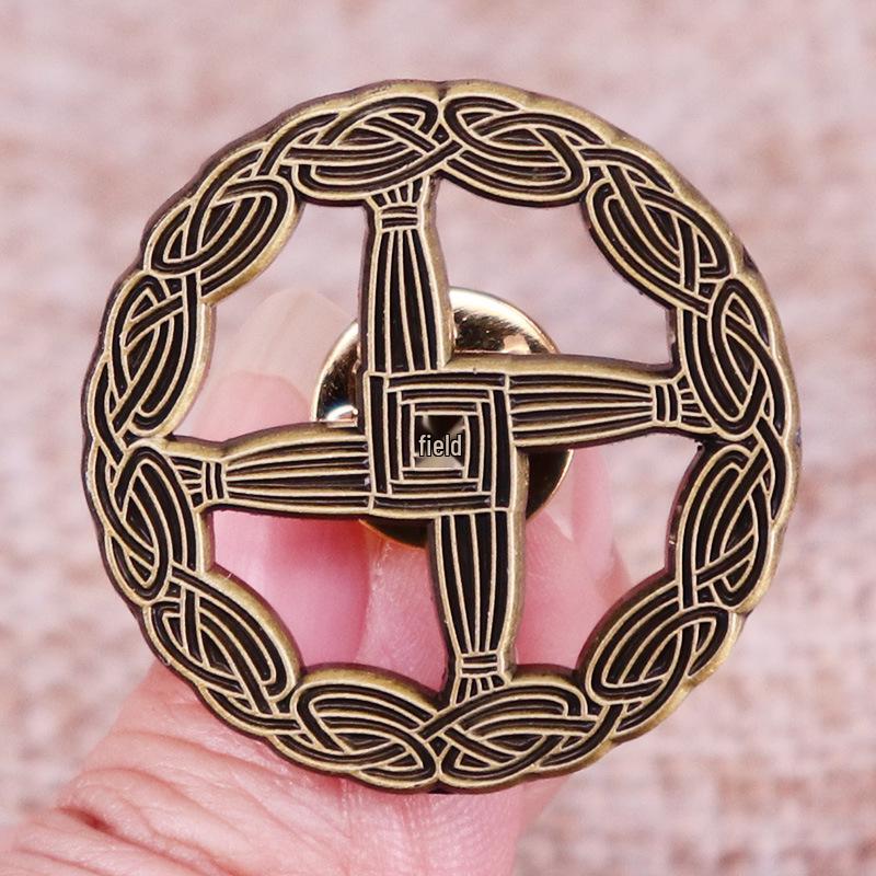St. Brigid s Celtic Knot Cross Brooch & Hat Decor