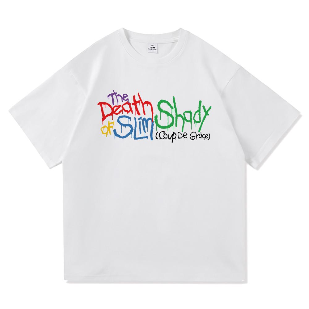 Eminem Smrt Slim Shadyho Renesance Pánské/Dámské Harajuku Hip Hopové Tričko Unisex Vysoce Kvalitní Bavlněná Trička Topy