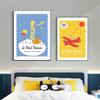 Der Kleine Prinz Fuchs Märchen Poster und Drucke Cartoon Stempel Wandkunst Leinwand Malerei Bild für Kinderzimmer Heimdekor