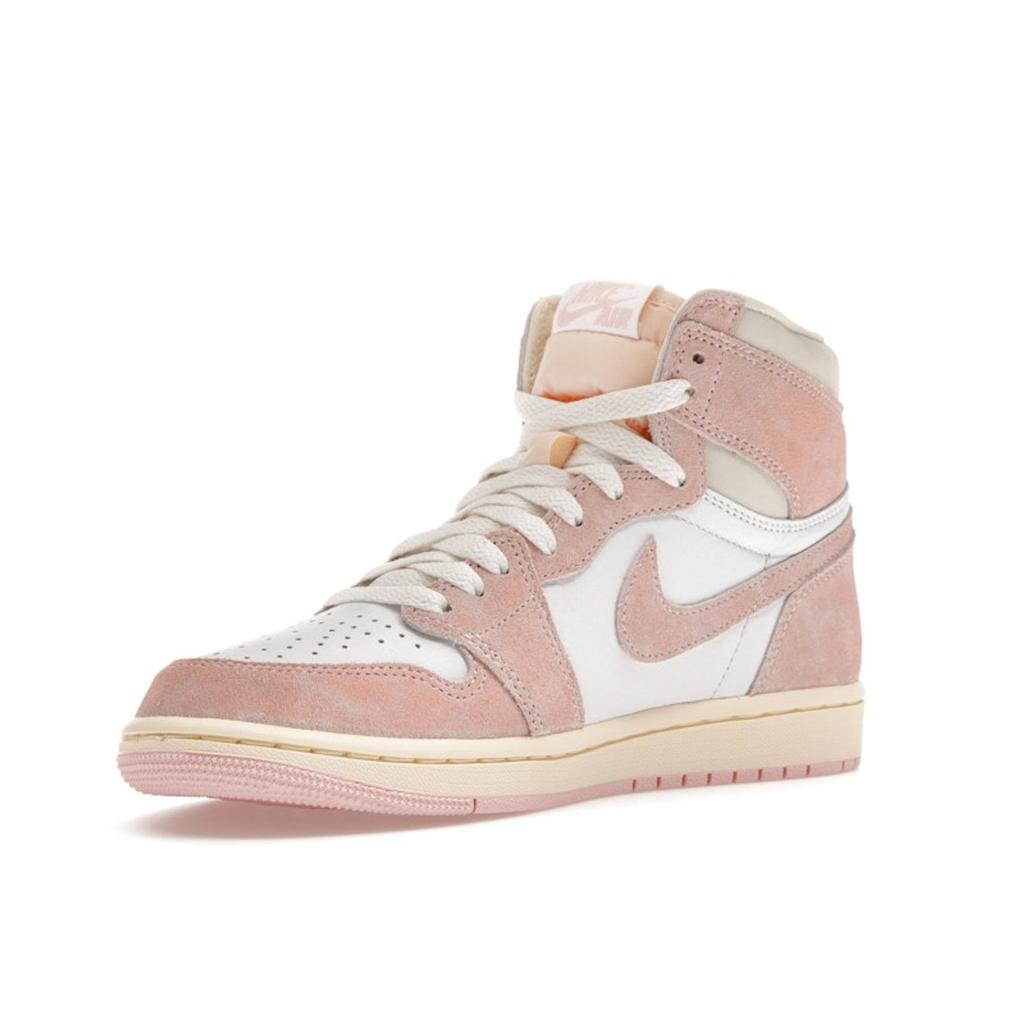 Air Jordan 1 Retro High OG Washed Pink Women Sneakers Atmosphere White Muslin FD2596-600
