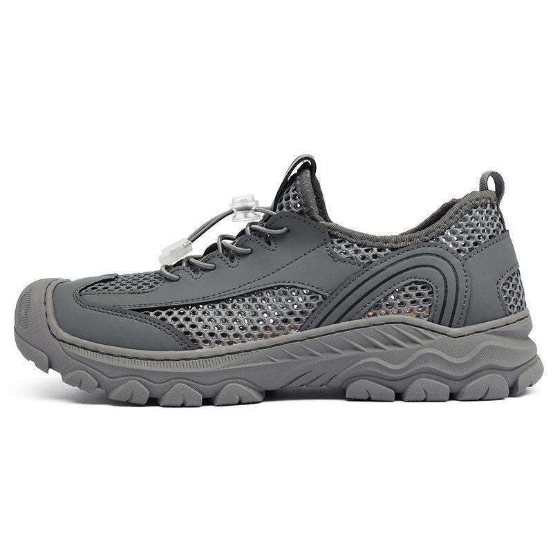 Mens Breathable Mesh Outdoor Walking Hiking Shoes Lightweight Casual Sneakers Fall