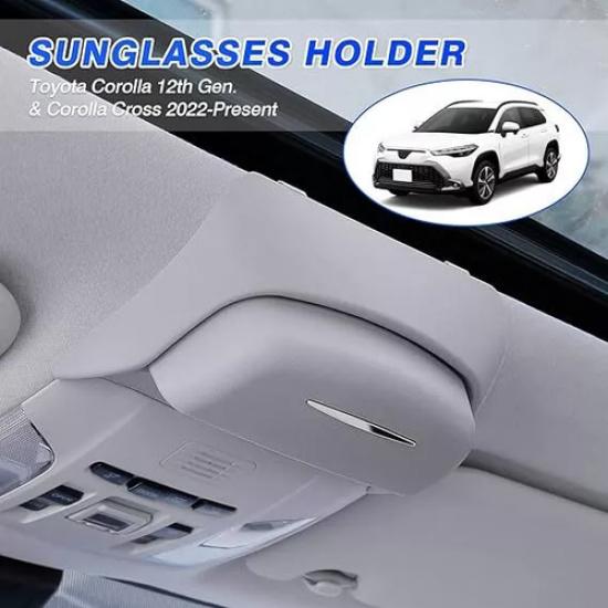 For -2024 Toyota Corolla Cross Glasses Case Sunglasses Holder Storage Box