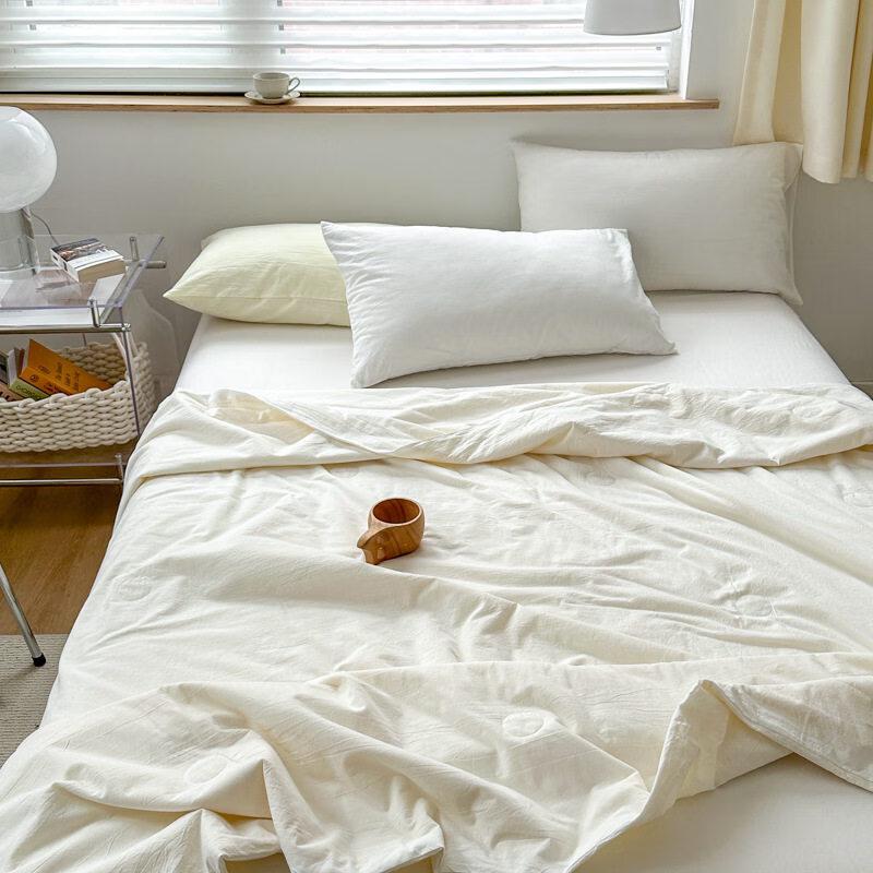 Tri-polar Washed Cotton Soy Fiber Summer Quilt