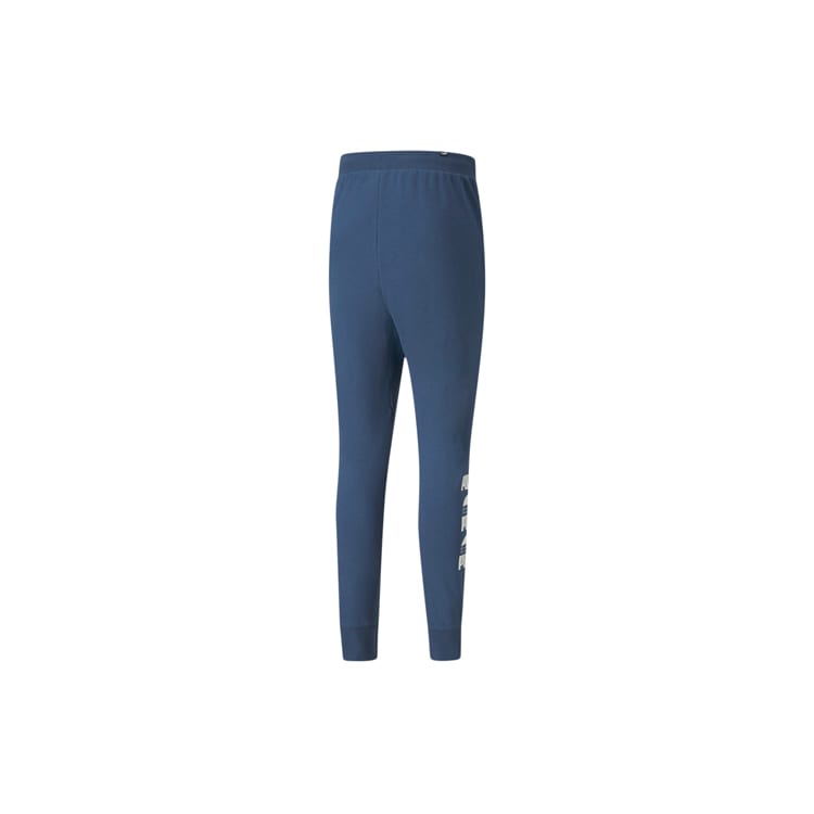 Puma Knitted Sweatpants Men's Dark Denim Blue Moderate Sweatpants 582765-43