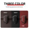 Metal Genuine Leather Auto Key Fob Cover Case Fit For Vw Volkseagen Golf 8 Mk8 Id.3 Id.4 Cupra Skoda Octavia A8 Seat Leon Mk4 Formentor Tarraco